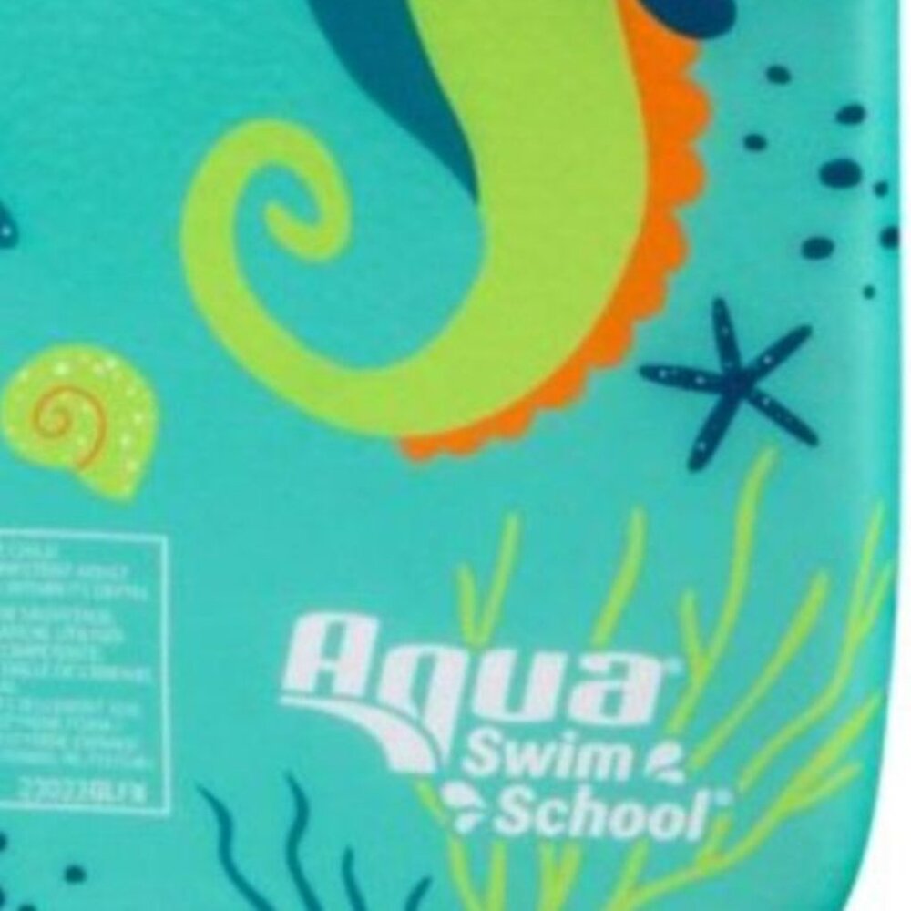 SwimSchool 18 Inch Seahorse Kickboard For Children Age 5+ Mint Green NEW - Picture 5 of 5